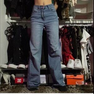 Fashion Nova Light Blue Flare Jeans